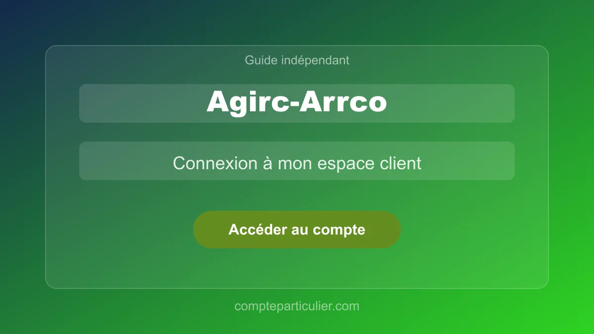 Tableau de bord du compte Agirc-Arrco affichant le relevé de points retraite