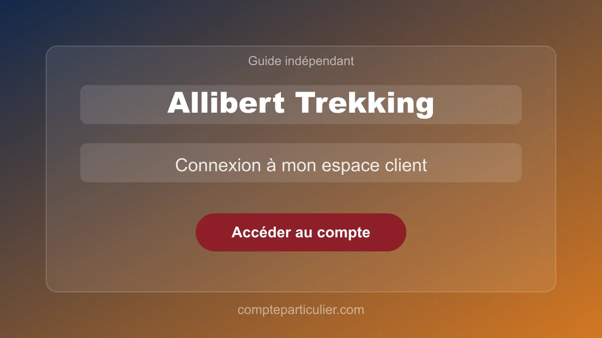 Tableau de bord du compte Allibert Trekking avec suivi de réservation de trek