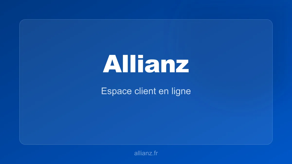 Allianz espace client assurance en ligne