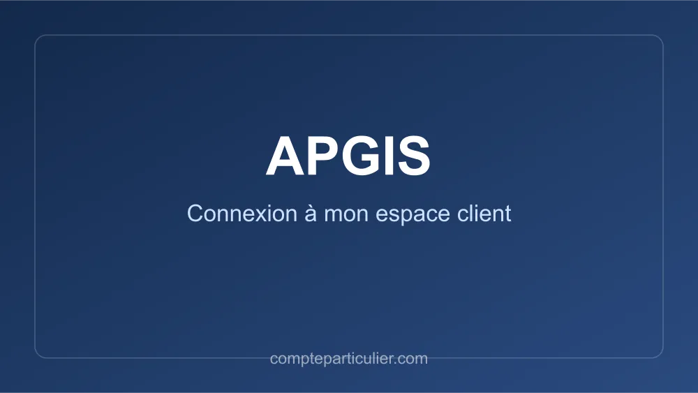 Page de connexion espace assuré APGIS institution de prévoyance