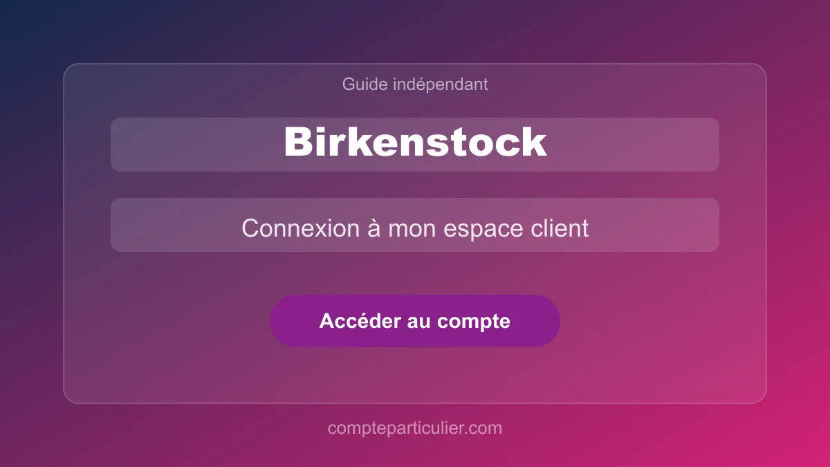 Tableau de bord du compte Birkenstock avec suivi de commande et historique d'achats