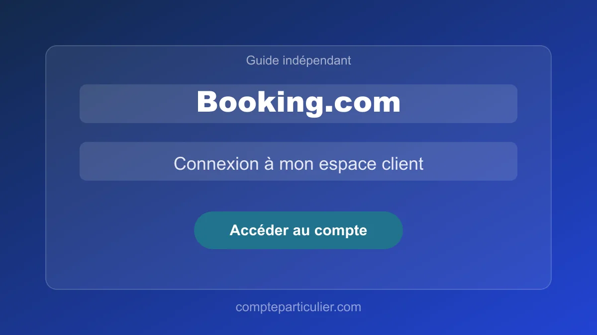 Interface de gestion des réservations dans le compte Booking.com