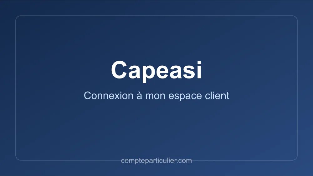 Page de connexion espace épargnant Capeasi AXA