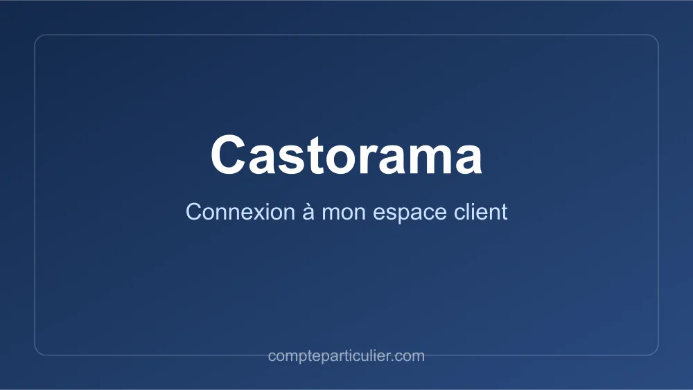 Accès à l'espace client Castorama