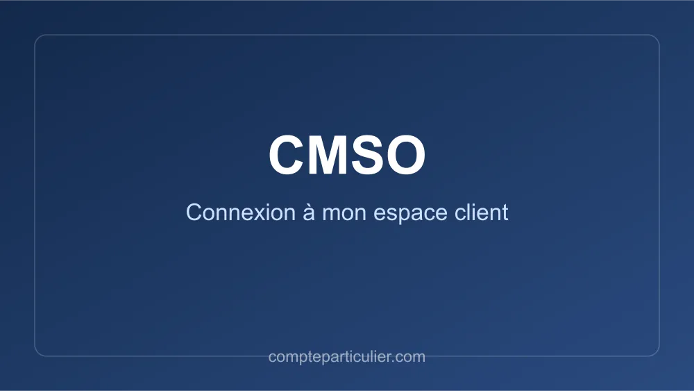 Page de connexion espace client Crédit Mutuel du Sud-Ouest CMSO