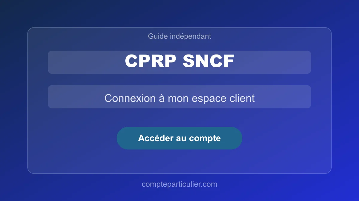 Tableau de bord de l'espace personnel CPRP SNCF affichant les droits retraite