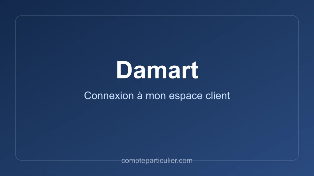 Page de connexion et suivi de commande Damart