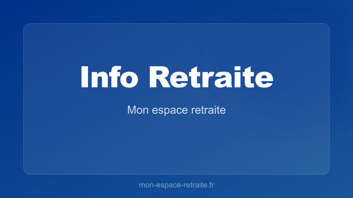 Info Retraite espace client simulation pension retraite
