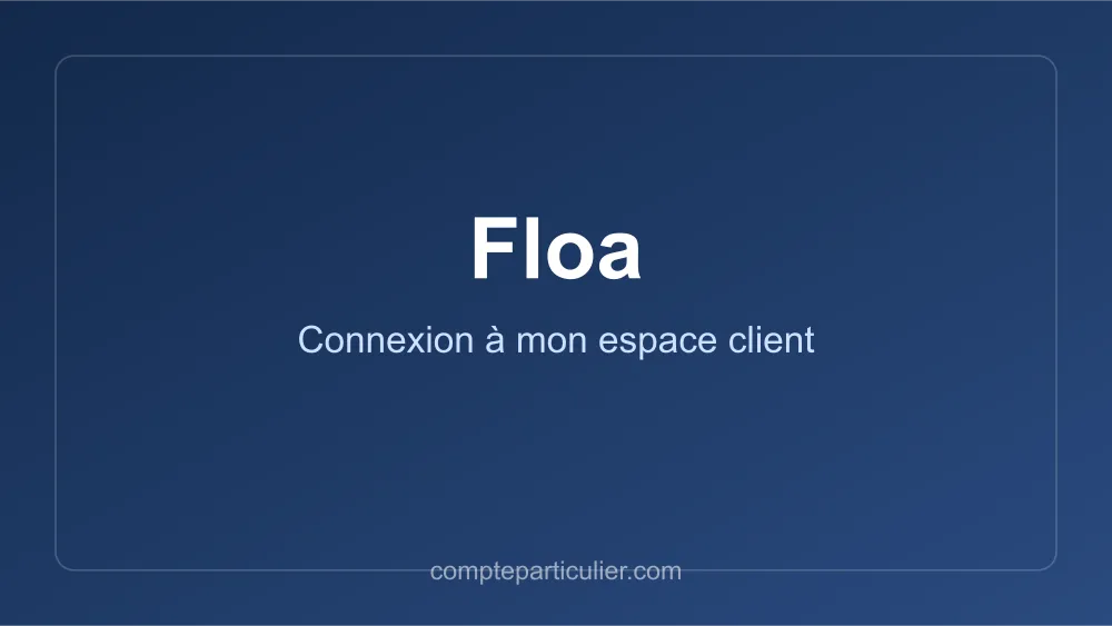 Accès à l'espace client Floa Bank