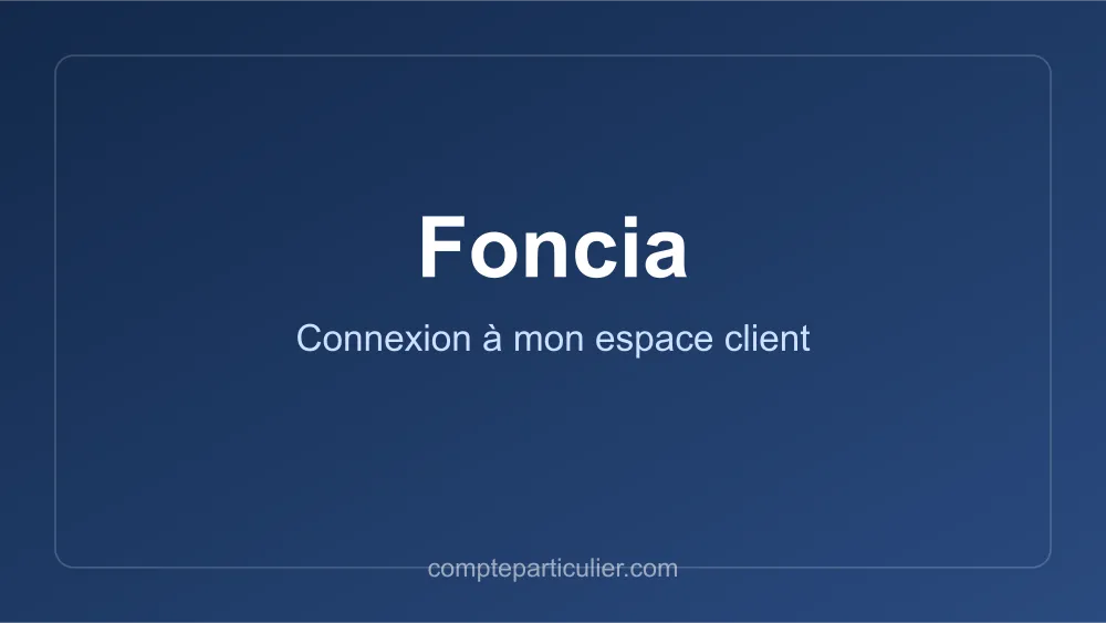 Visuel : accéder à mon espace client MyFoncia