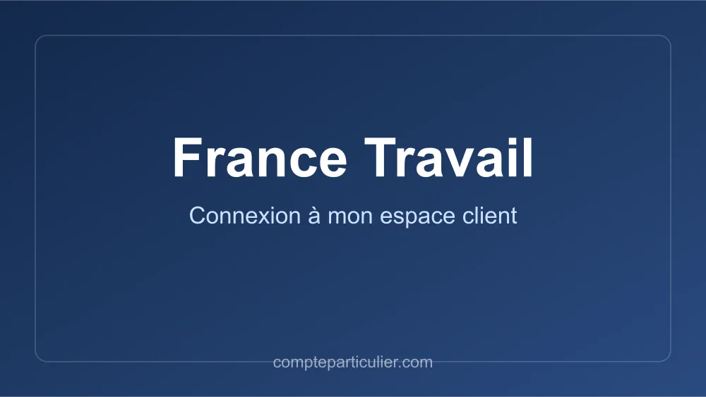 Espace personnel France Travail actualisation mensuelle