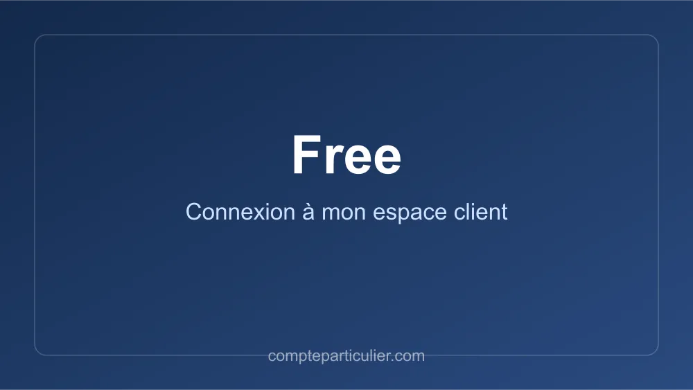 Page de connexion espace abonné Free