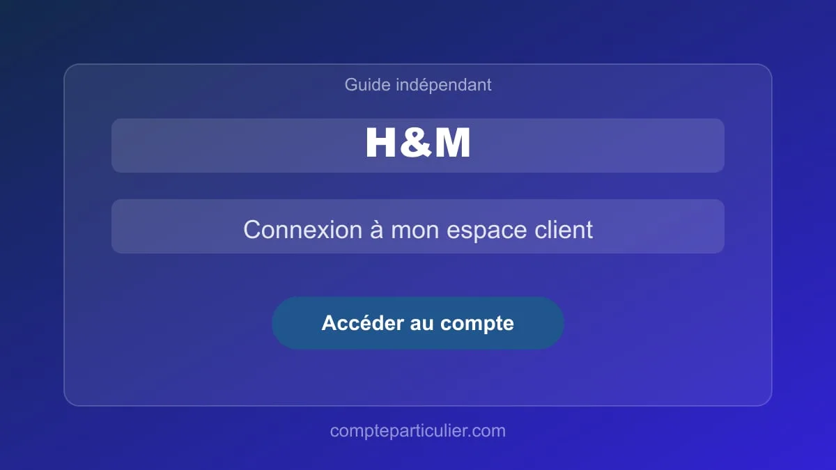 Tableau de bord du compte H&M Member avec points de fidélité