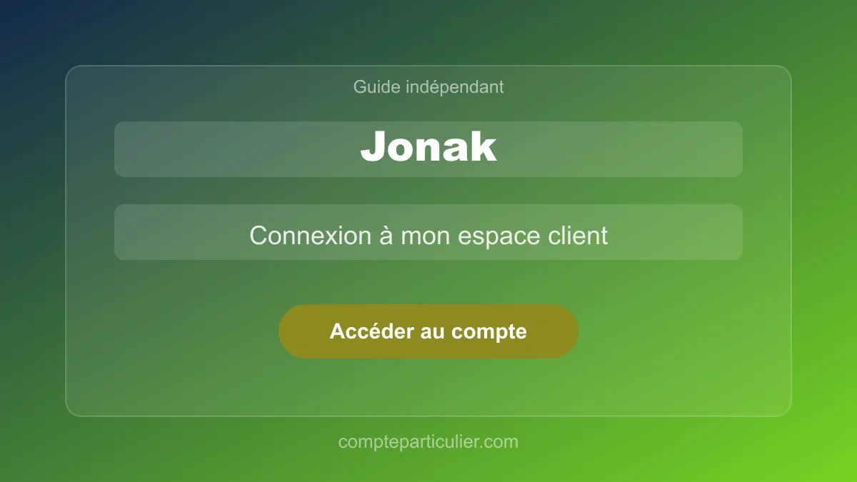 Tableau de bord du compte client Jonak avec suivi des commandes et programme fidélité