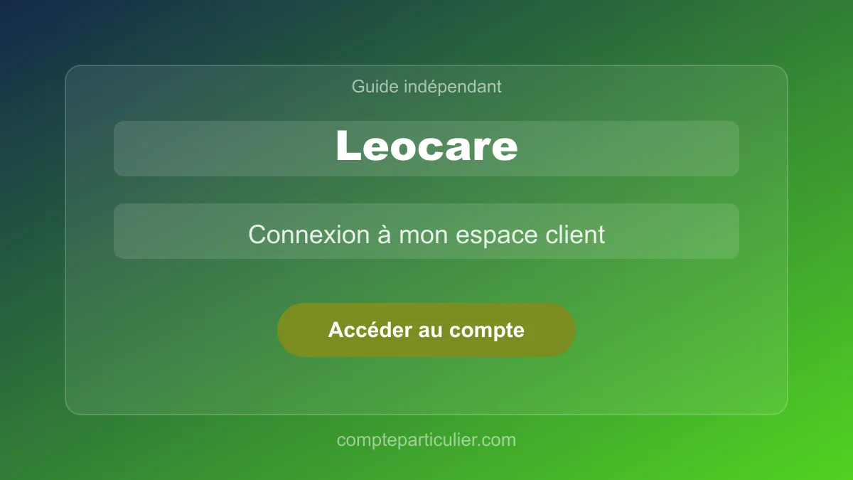 Interface de l'application Leocare pour gérer son contrat d'assurance
