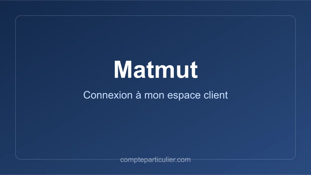 Accès à l'espace client Matmut