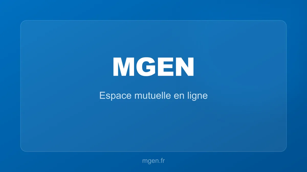 MGEN espace client mutuelle fonctionnaire