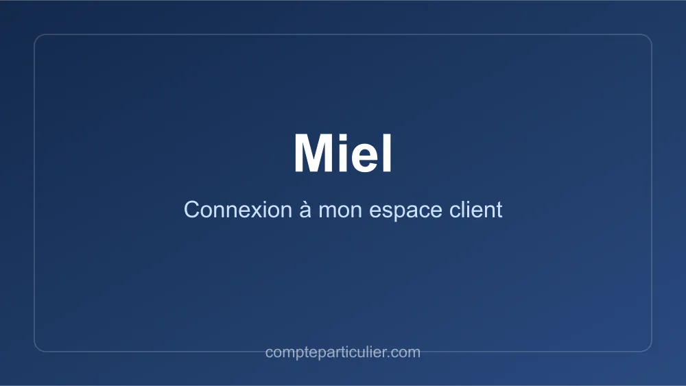 Page de connexion espace affiliés Miel Mutuelle mielmut