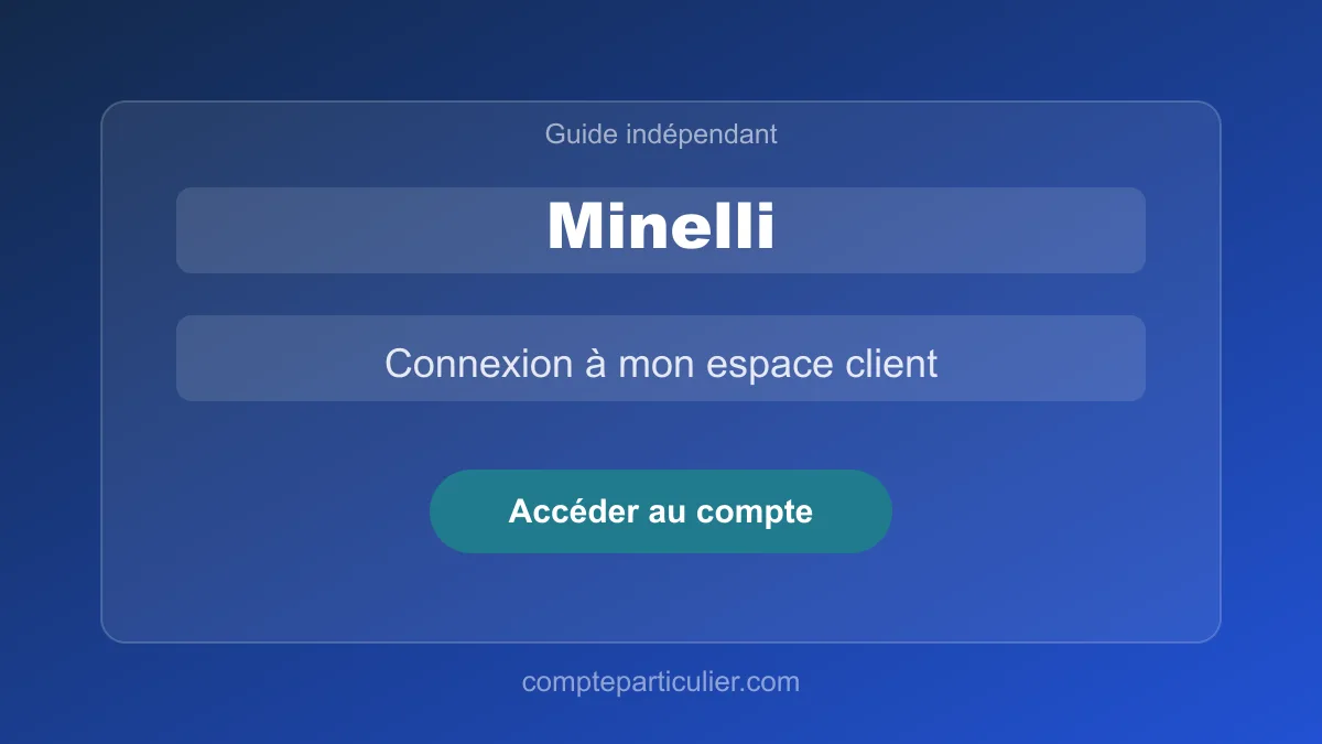 Tableau de bord du compte Minelli avec programme fidélité et suivi de commandes