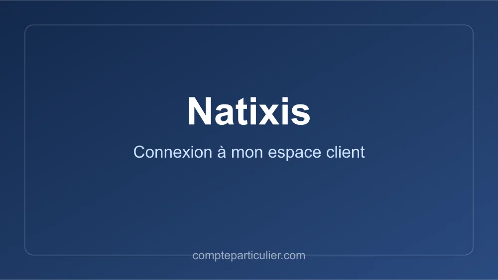 Page de connexion espace épargnant Natixis Interépargne