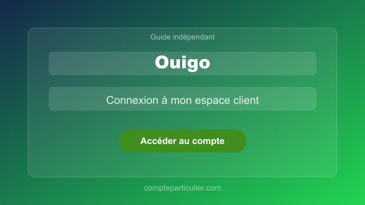 Application mobile Ouigo affichant la gestion des réservations