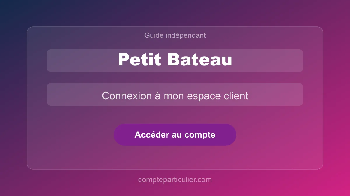 Interface de connexion Petit Bateau avec champ adresse e-mail et mot de passe