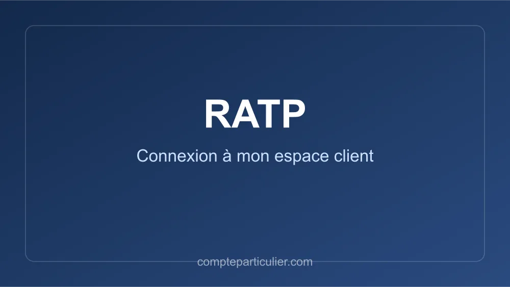 Accès à l'espace client RATP et au rechargement de la carte Navigo