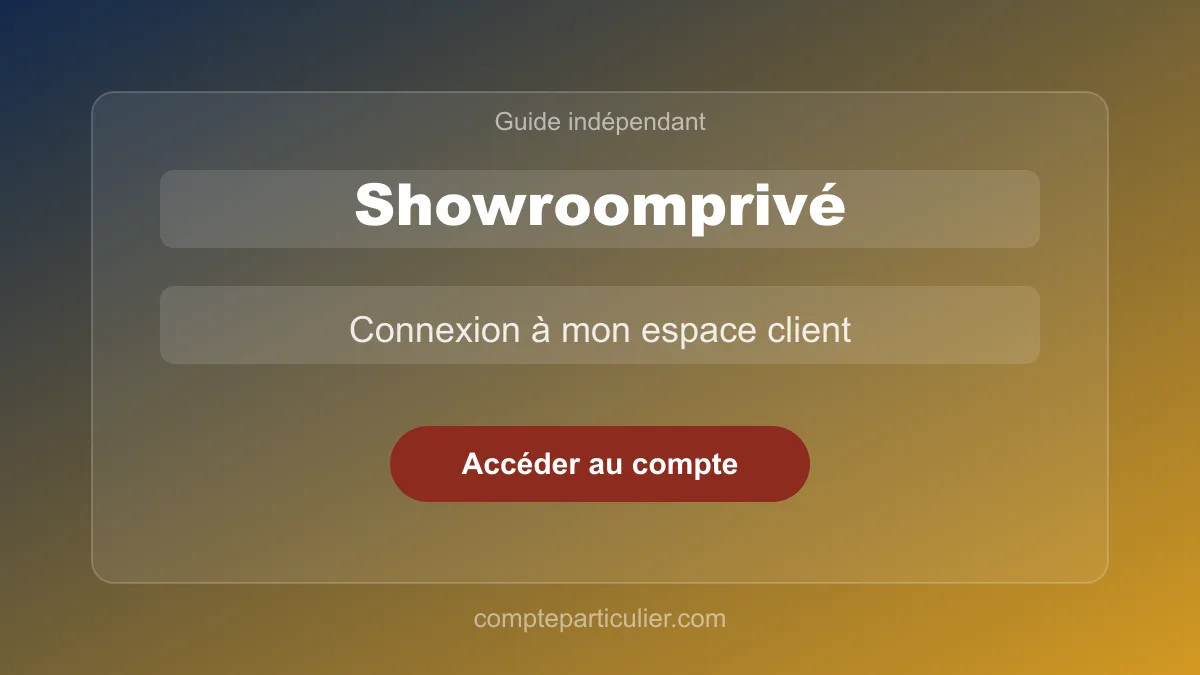 Espace client Showroomprivé