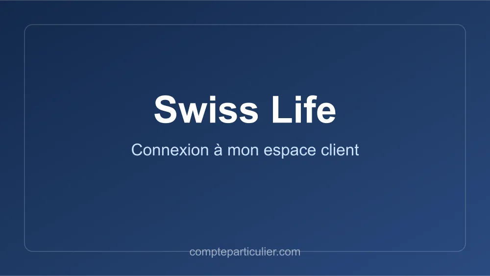 Accès à l'espace client Swiss Life