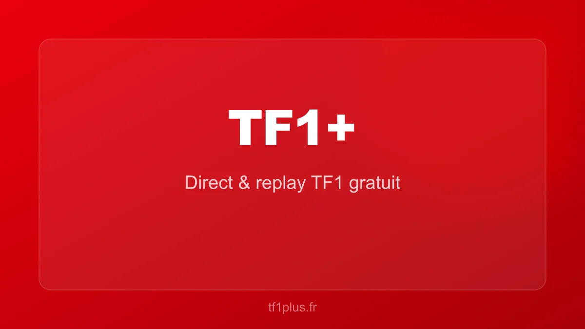 TF1+ streaming Coupe du Monde 2026 en direct