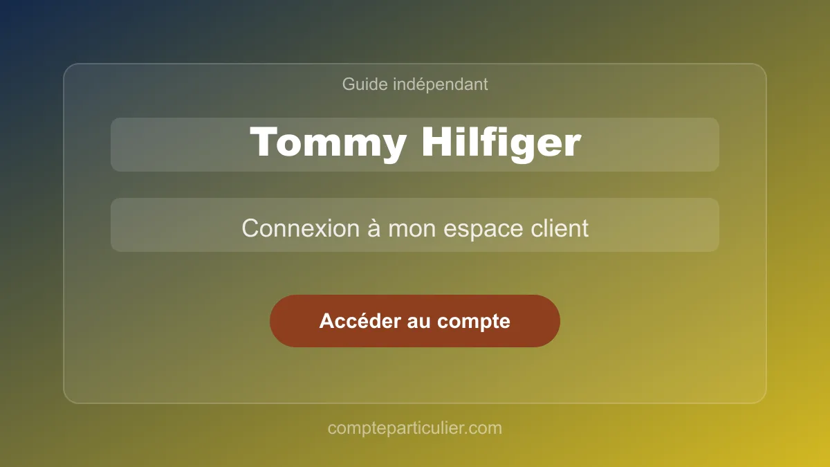 Tableau de bord du compte Tommy Hilfiger avec suivi de commandes et wishlist